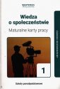 okładka podręcznika - WOS. Liceum 1. Maturalne karty