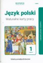 okładka podręcznika - Język polski. Liceum 1. Maturalne