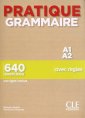 okładka podręcznika - Pratique Grammaire - Niveau A1-A2