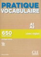 okładka podręcznika - Pratique Vocabulaire - Niveau A1-A2