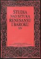 okładka książki - Studia nad sztuką renesansu i baroku