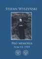 okładka książki - Stefan Wyszyński. Pro memoria,