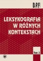 okładka książki - Leksykografia w różnych kontekstach