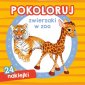 okładka książki - Pokoloruj zwierzaki w zoo