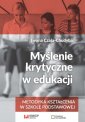 okładka książki - Myślenie krytyczne w edukacji.