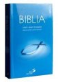 okładka książki - Biblia z rybką - niebieska z paginatorami