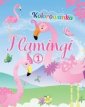 okładka książki - Flamingi. Kolorowanka 1