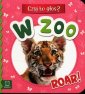 okładka książki - Czyj to głos? W zoo. Roar!