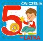 okładka książki - Ćwiczenia 5-latka z naklejkami