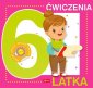 okładka książki - Ćwiczenia 6-latka z naklejkami