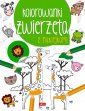 okładka książki - Zwierzęta. Kolorowanka z naklejkami