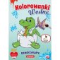 okładka książki - Kolorowanka wodna Dinozaury