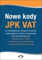 okładka książki - Nowe kody JPK VAT