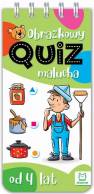 okładka książki - Obrazkowy quiz malucha od 4 lat