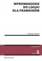 okładka książki - Wprowadzenie do logiki dla prawników