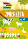 okładka książki - Zwierzęta na wsi. Naklejam, koloruję,