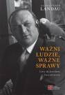 okładka książki - Ważni ludzie ważne sprawy. Listy