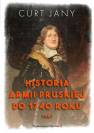 okładka książki - Historia armii pruskiej do 1740