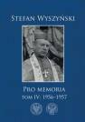 okładka książki - Stefan Wyszyński. Pro memoria.