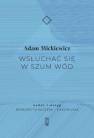 okładka książki - Wsłuchać się w szum wód