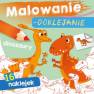 okładka książki - Malowanie-doklejanie. Dinozaury