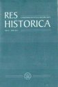 okładka książki - Res Historica. Tom 34