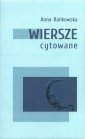 okładka książki - Wiersze cytowane