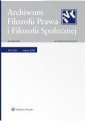 okładka książki - Archiwum Filozofii Prawa i Filozofii