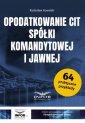 okładka książki - Opodatkowanie CIT spółki komandytowej