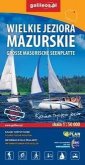 okładka książki - Mapa tur. - Wielkie Jeziora Mazurskie