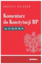 okładka książki - Komentarz do Konstytucji RP Art