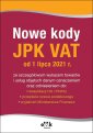 okładka książki - Nowe kody JPK VAT od 1 lipca 2021