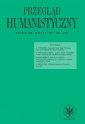 okładka książki - Przegląd Humanistyczny 2021/01