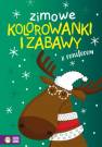 okładka książki - Zimowe kolorowanki i zabawy z reniferem