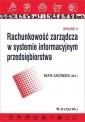 okładka książki - Rachunkowość zarządcza w systemie