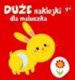 okładka książki - Duże naklejki dla maluszka. Królik