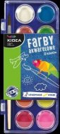 zdjęcie produktu - Farby akwarelowe 12-kol.  Kidea