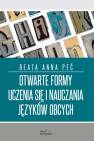 okładka książki - Otwarte formy uczenia się i nauczania