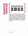 okładka książki - Przepisy 2022. Prawo karne