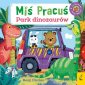 okładka książki - Miś Pracuś. Park dinozaurów