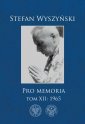 okładka książki - Stefan Wyszyński. Pro memoria.