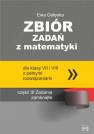 okładka podręcznika - Zbiór zadań z matematyki z pełnymi