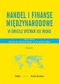 okładka książki - Handel i finanse międzynarodowe