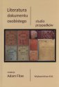 okładka książki - Literatura dokumentu osobistego.