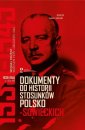 okładka książki - Dokumenty do historii stosunków