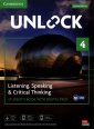 okładka podręcznika - Unlock 4 Listening, Speaking &