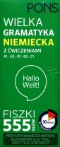 okładka podręcznika - Fiszki 555. Wielka gramatyka niemiecka