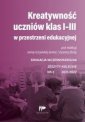 okładka książki - Kreatywność uczniów klas I-III