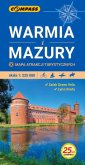 okładka książki - Mapa atrakcji tur. - Warmia i Mazury