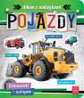 okładka książki - Pojazdy. Album z naklejkami. Ciekawostki